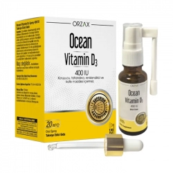 Ocean Vitamin D3 Spray 400IU Orzax 20ml - Giúp tăng cường hấp thu canxi Ocean Vitamin D3 Spray 400IU Orzax 20ml - Giúp tăng cường hấp thu canxi
