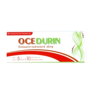 Ocedurin 40mg 5 vỉ x 10 viên (Drotaverine hydrochloride)