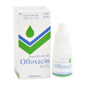 Ofloxacin 0.3% Thephaco lọ 5ml (Ofloxacin)