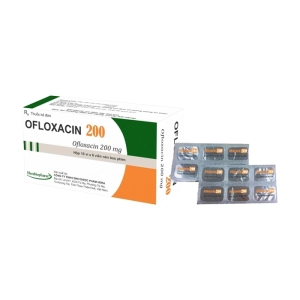 Ofloxacin 200 Herabiopharm 10 vỉ x 6 viên (Ofloxacin)