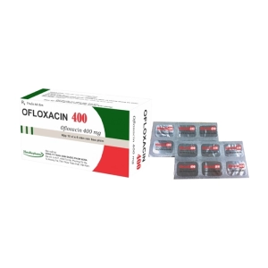 Ofloxacin 400 Herabiopharm 10 vỉ x 6 viên (Ofloxacin)