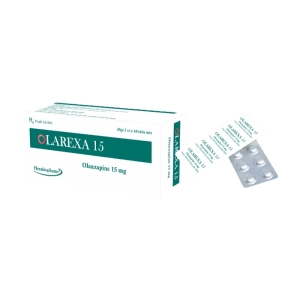 Olarexa 15 Herabiopharm 5 vỉ x 10 viên (Olanzapine)