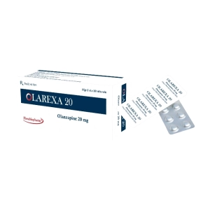 Olarexa 20 Herabiopharm 5 vỉ x 10 viên (Olanzapine)