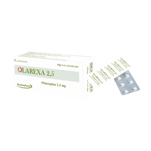 Olarexa 2.5 Herabiopharm 5 vỉ x 10 viên (Olanzapine)