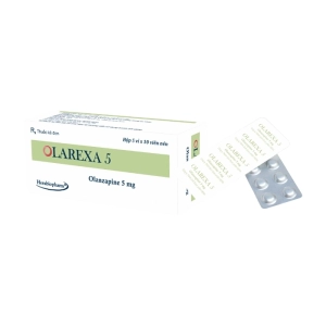 Olarexa 5 Herabiopharm 5 vỉ x 10 viên (Olanzapine)