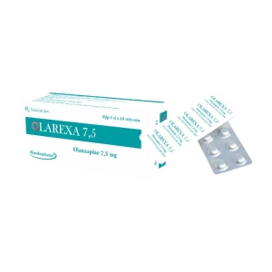 Olarexa 7.5 Herabiopharm 5 vỉ x 10 viên (Olanzapine)