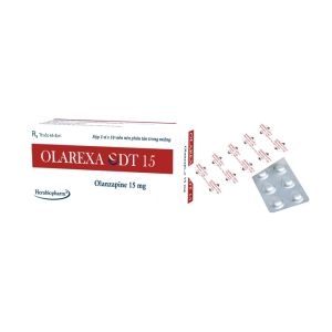 Olarexa ODT 15 Herabiopharm 3 vỉ x 10 viên (Olanzapine)