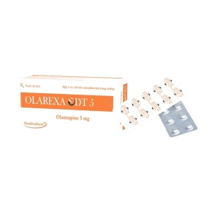 Olarexa ODT 5 Herabiopharm 3 vỉ x 10 viên (Olanzapine)