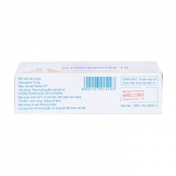 Oleanzrapitab 10mg Sun Pharma 5 vỉ x 10 viên - Trị tâm thần phân liệt Oleanzrapitab 10mg Sun Pharma 5 vỉ x 10 viên - Trị tâm thần phân liệt
