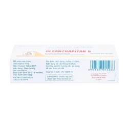 Oleanzrapitab 5mg Sun Pharma 5 vỉ x 10 viên - Trị tâm thần phân liệt Oleanzrapitab 5mg Sun Pharma 5 vỉ x 10 viên - Trị tâm thần phân liệt