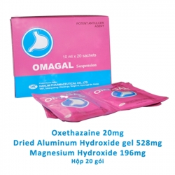 OMAGALSuspension  giúp điều trị đau dạ dày cấp và mãn tính, loét tá tàng, viêm thực quản