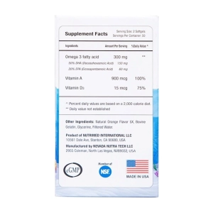 Omega-3 For Kids Nutrimed 100 viên - Phát triển trí não, thị giác cho trẻ