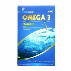 Omega 3 CoQ10 IsoPharco 100 viên -  Viên uống hỗ trợ sức khỏe tim mạch