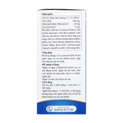 Omega 3 CoQ10 IsoPharco 100 viên -  Viên uống hỗ trợ sức khỏe tim mạch