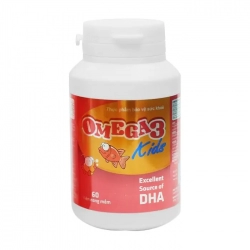 Omega 3 Kids Meracine 60 viên - Phát triển não bộ, cải thiện thị lực Omega 3 Kids Meracine 60 viên - Phát triển não bộ, cải thiện thị lực