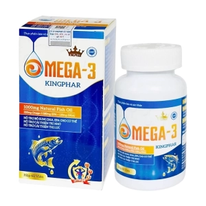 Omega-3 Kingphar 60 viên - Hỗ trợ bổ sung DHA, EPA cho cơ thể