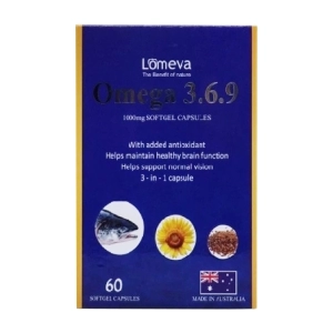 Omega 3.6.9 Lomeva 6 vỉ x 10 viên - Hỗ trợ sức khỏe tim mạch