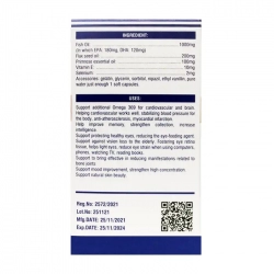 Omega 369 Nutriton UK, Chai 60 viên