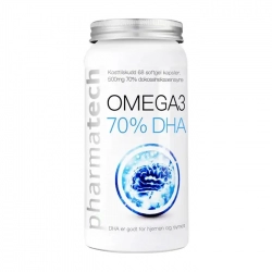 Omega3 70% DHA Pharmatech 68 viên - Viên dầu cá biển Omega3 70% DHA Pharmatech 68 viên - Viên dầu cá biển