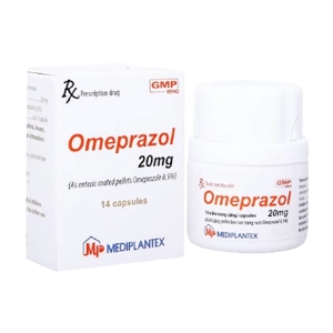 Omeprazol 20mg Mediplantex lọ 14 viên (Omeprazol)