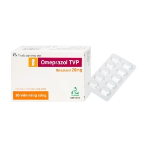 Omeprazol TVP 20mg TV.Pharm 3 vỉ x 10 viên (Omeprazol)