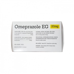 Omeprazole EG 20mg Pymepharco Hộp 10 vỉ x 10 viên  Omeprazole EG 20mg Pymepharco Hộp 10 vỉ x 10 viên