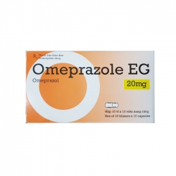 Omeprazole EG 20mg Pymepharco Hộp 10 vỉ x 10 viên  Omeprazole EG 20mg Pymepharco Hộp 10 vỉ x 10 viên