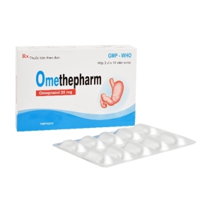 Omethepharm 20mg Thephaco 3 vỉ x 10 viên (Omeprazol)