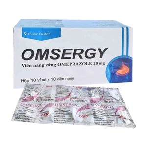 Omsergy 20mg Saga Lifesciences 10 vỉ x 10 viên (Omeprazole)