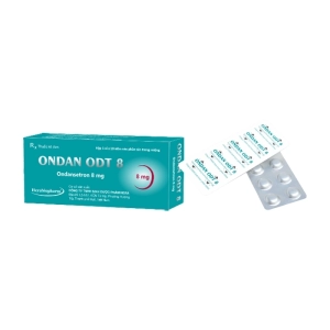 Ondan ODT 8 Herabiopharm 1 vỉ x 10 viên (Ondansetron hydrochloride)