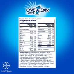 One A Day Mens Complete Multivitamin 300 viên One A Day Mens Complete Multivitamin 300 viên