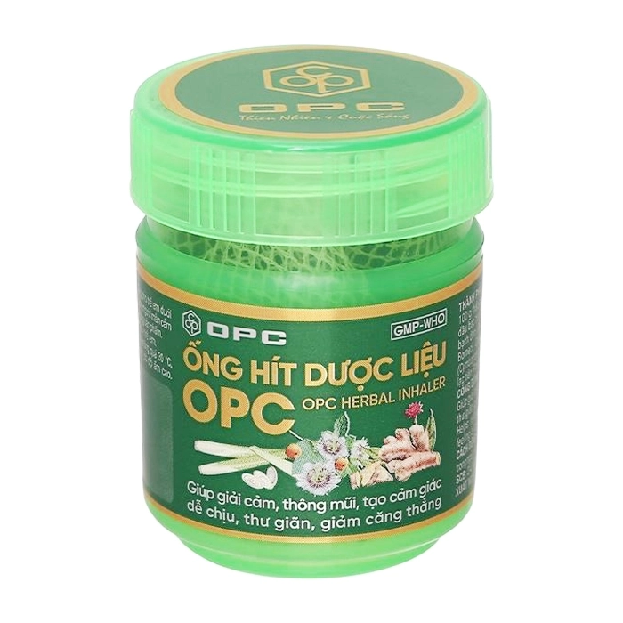 Ống Hít Dược Liệu OPC 10 ống x 10g - Giúp giải cảm, thông mũi