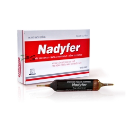 Ống uống Nadyfer 10ml Nadyphar, Hộp 20 ống x 10ml