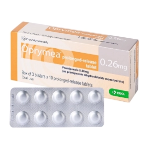 Oprymea Prolonged-release tablet 0.26mg Krka 3 vỉ x 10 viên Oprymea Prolonged-release tablet 0.26mg Krka 3 vỉ x 10 viên