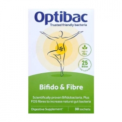 Optibac Bifido & Fibre 30 gói - Men tiêu hóa hỗ trợ táo bón Optibac Bifido & Fibre 30 gói - Men tiêu hóa hỗ trợ táo bón