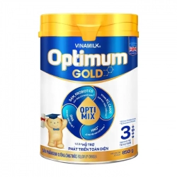 Optimum Gold 3 Vinamilk 850g - Hỗ trợ phát triển toàn diện