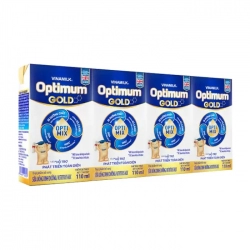 Optimum Gold Vinamilk 48 hộp x 110ml - Hỗ trợ phát triển toàn diện