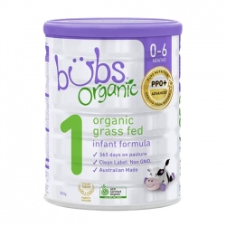 Organic 1 Grass Fed Bubs 800g - Bổ sung dinh dưỡng cho trẻ Organic 1 Grass Fed Bubs 800g - Bổ sung dinh dưỡng cho trẻ