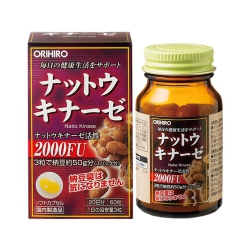 Orihiro Nattokinase 2000FU Nhật Bản | Chai 60 viên
