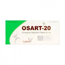 Osart-20 Theon 3 vỉ x 10 viên - Điều trị tăng huyết áp