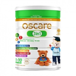 Oscare 3 In 1 900g - Giúp trẻ ăn ngon miệng, tăng cân nhanh Oscare 3 In 1 900g - Giúp trẻ ăn ngon miệng, tăng cân nhanh