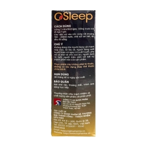 OSleep 5 vỉ x 4 viên - Hỗ trợ an thần, ngủ sâu giấc OSleep 5 vỉ x 4 viên - Hỗ trợ an thần, ngủ sâu giấc