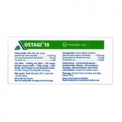 Ostagi 10 Agimexpharm 3 vỉ x 10 viên