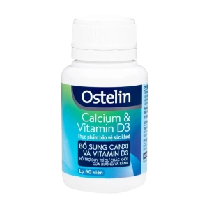 Ostelin Calcium Vitamin D3 Sanofi 60 viên - Bổ sung canxi, Vitamin D3