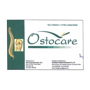 Ostocare Nam Hà 3 vỉ x 10 viên (Calci gluconat + Vitamin D3)