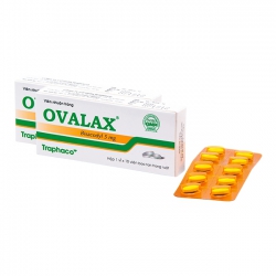 Ovalax 5mg Traphaco 1 vỉ x 10 viên - Thuốc nhuận tràng