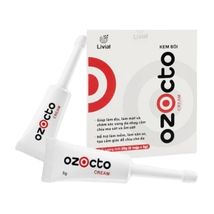 Ozocto Cream Liviat 5 tuýp x 5g - Kem bôi trĩ