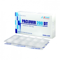 Paclovir 200 DT Apimed 3 vỉ x 10 viên