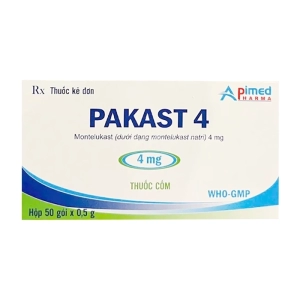 Pakast 4 Apimed 50 gói x 0.5g (Montelukast)