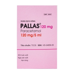 Pallas 120mg An Thiên 30 gói x 5ml (Paracetamol)